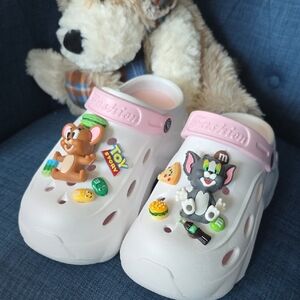 Cute Cartoon Shoe Charms – Tom & Jerry, Toy Style, Croc Charms